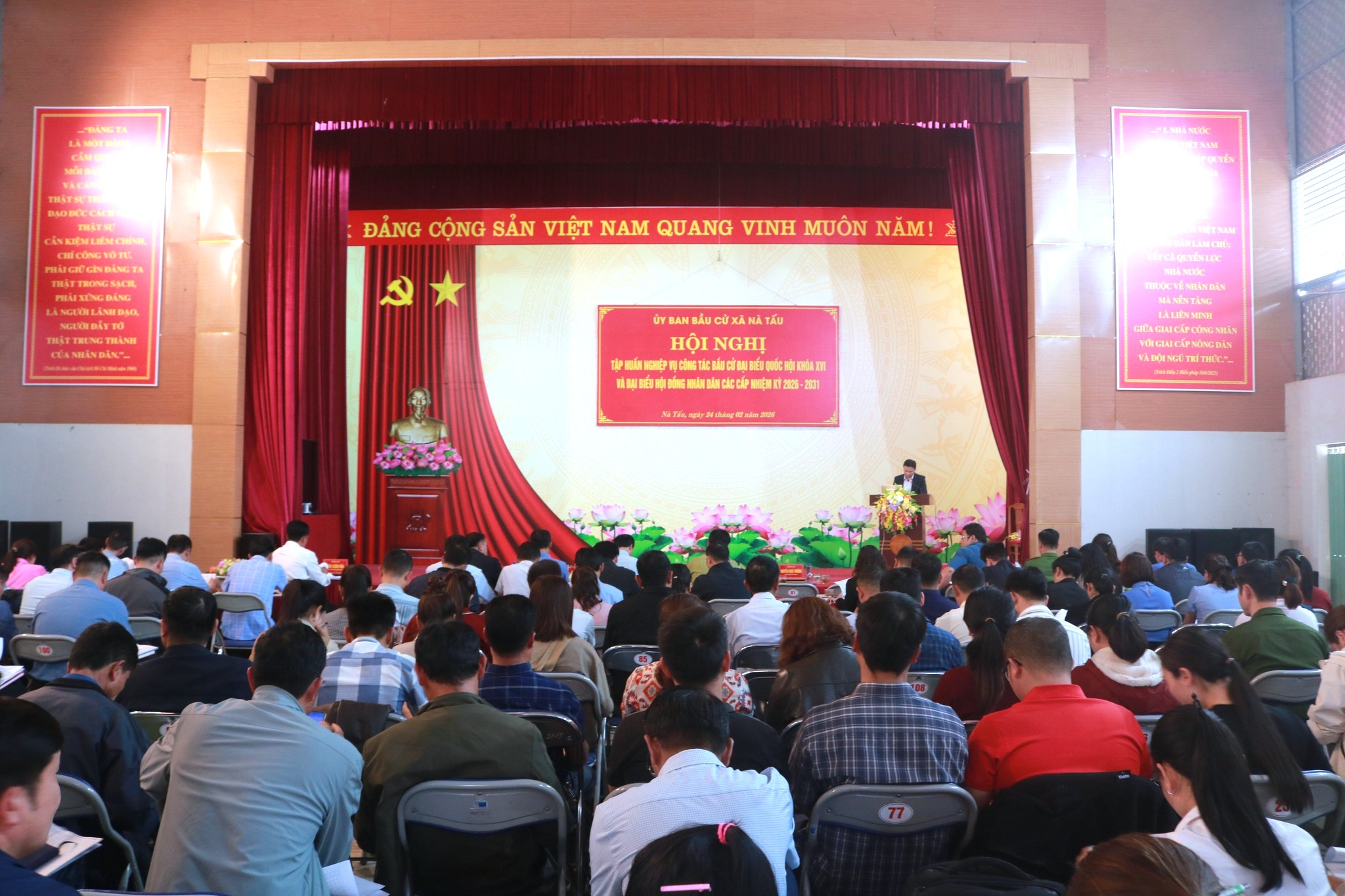 Gần 150 người được tập huấn công tác bầu cử